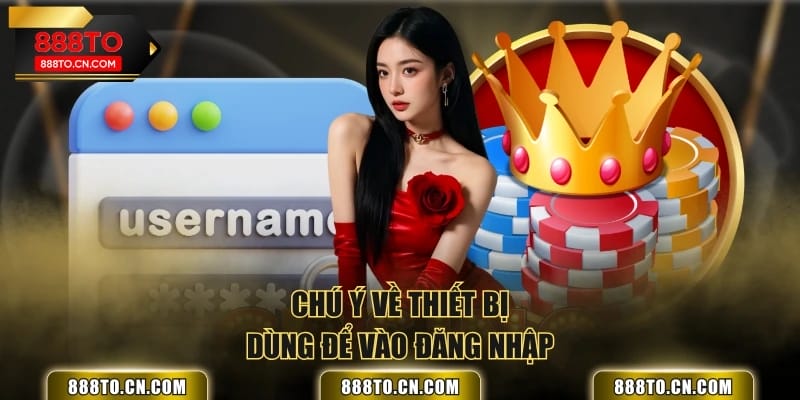 Chú ý về thiết bị dùng để vào đăng nhập